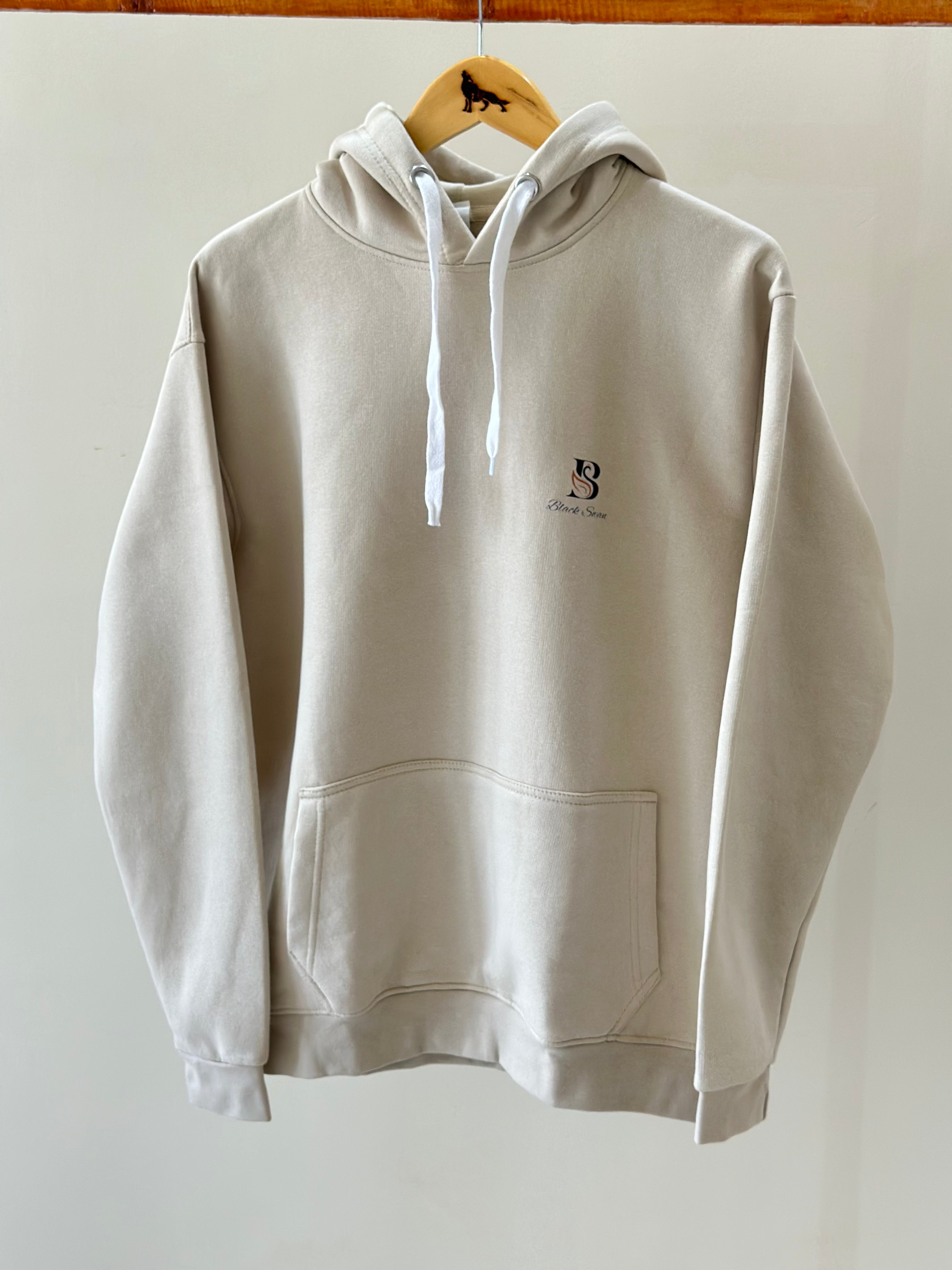 Black Swan Basic Hoodie - Cream