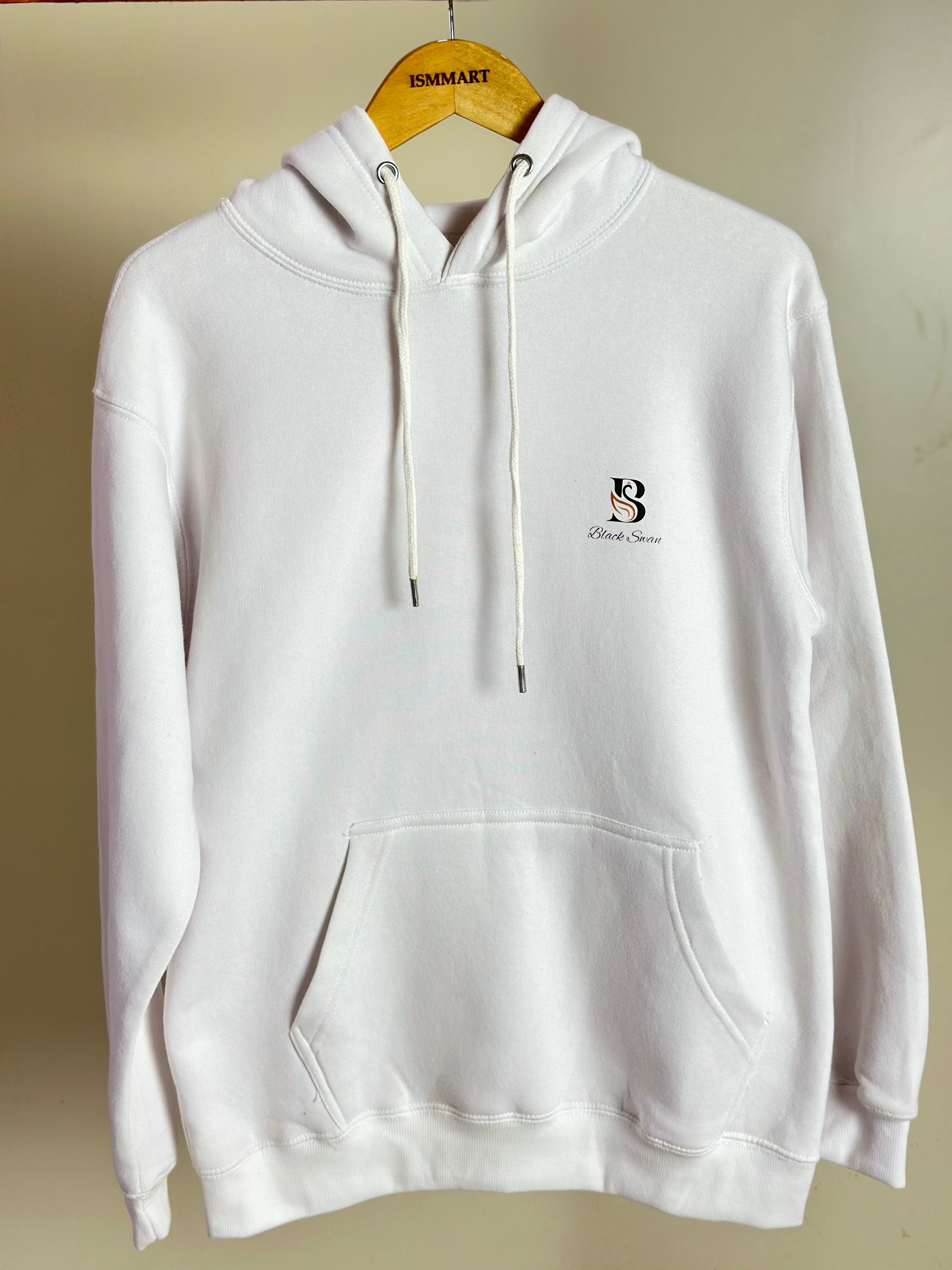 Black Swan Basic Hoodie - White